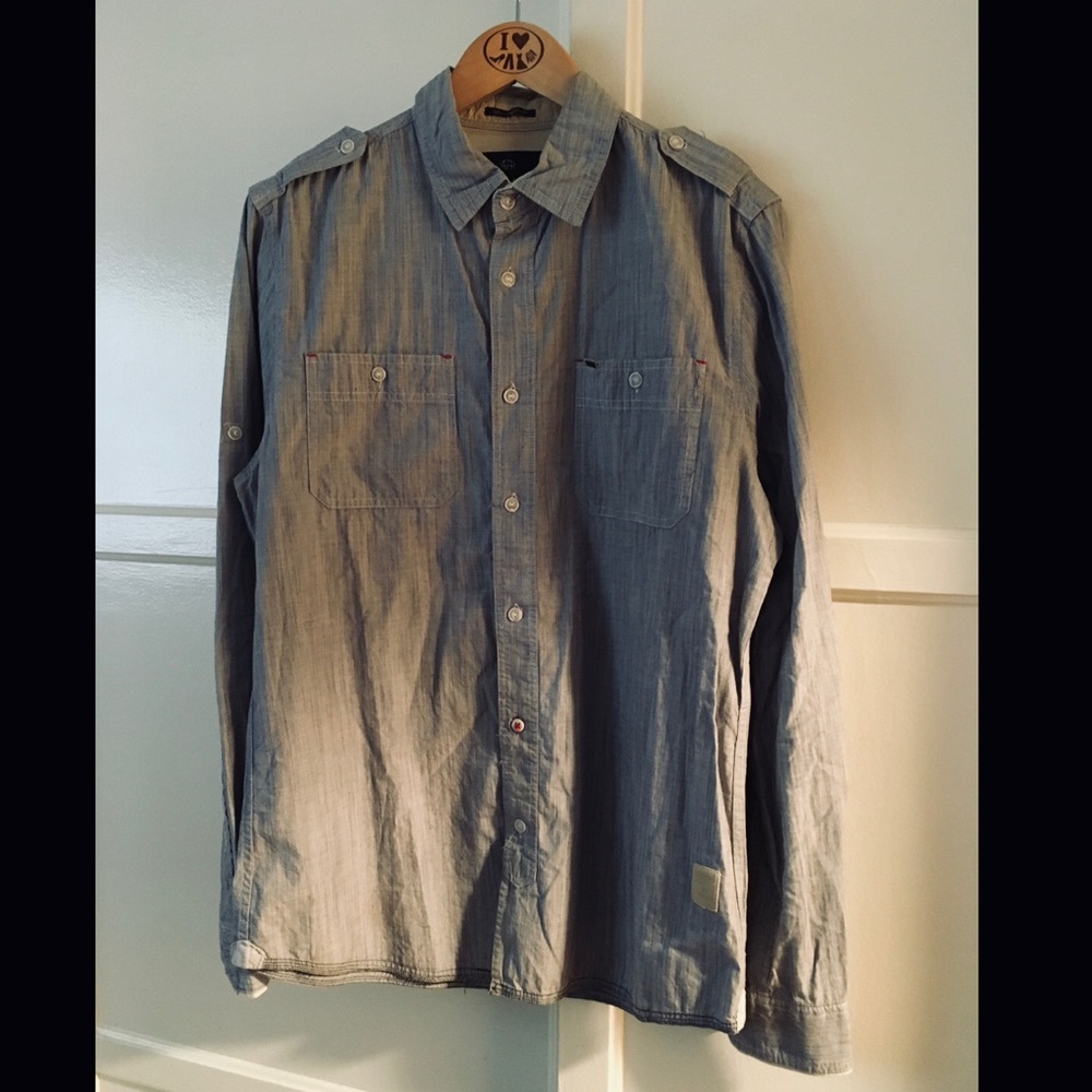 BUFFALO by David Bitton Casual Button Down (M)